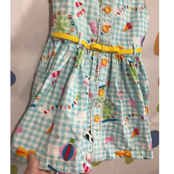 Nannette Kids Sleeveless Dress With Belt Size 2T - Picture 6 of 14